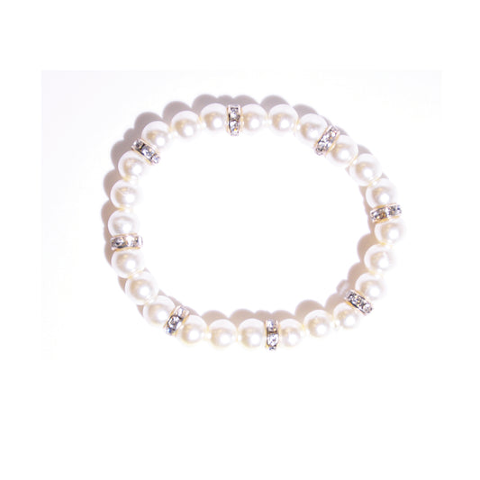 Synthetic pearl bracelet