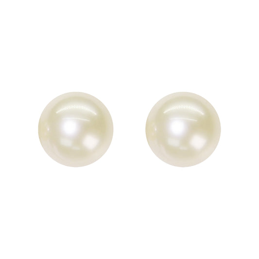 Southsea Rose Golden Pearl Stud Earrings