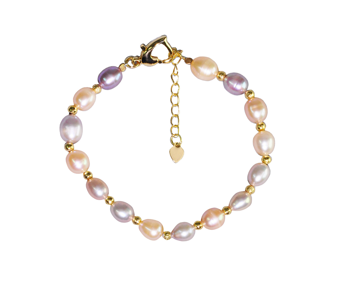 Assorted Fresh Water Color Pearl Bracelet