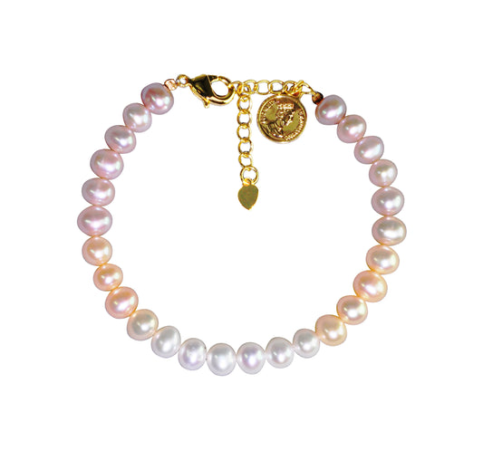 Assorted South Sea Color Pearl Bracelet