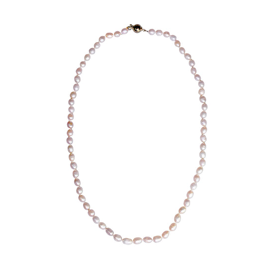 Fresh Water Purple Pearl Necklace