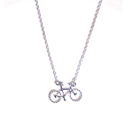 Bike shape necklace