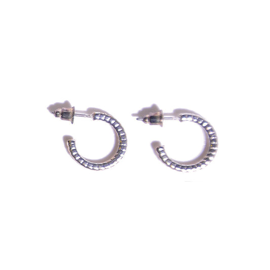 Hoop shape earrings