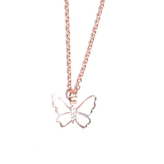 Single butterfly necklace