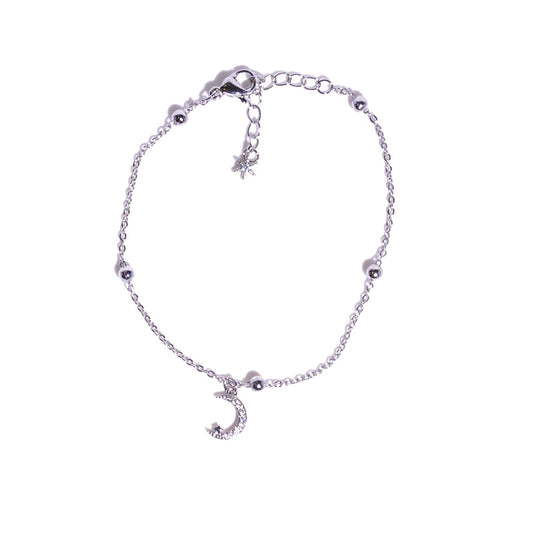 Star and moon shape bracelet