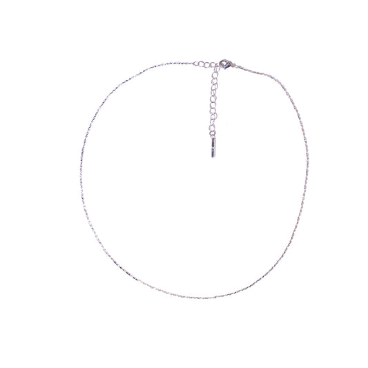 Silver chain necklace