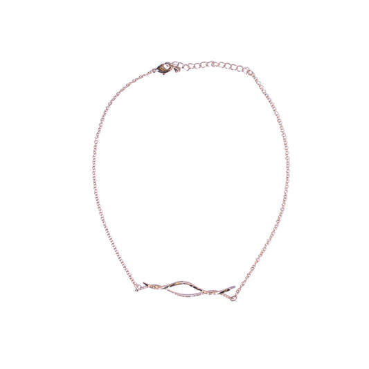 Sling shape necklace