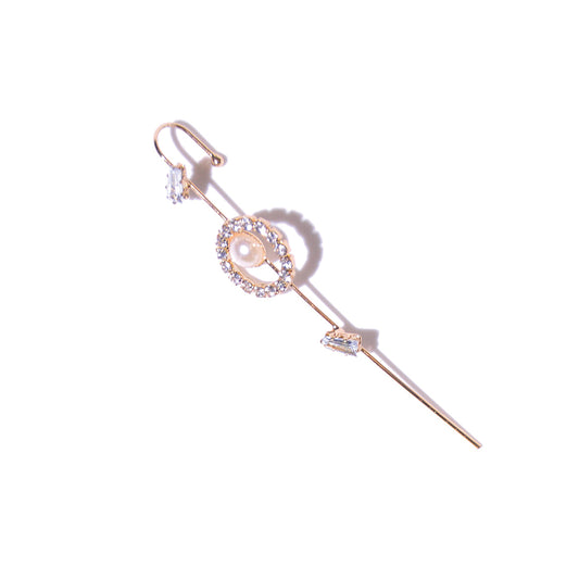 Synthetic pearl earpin