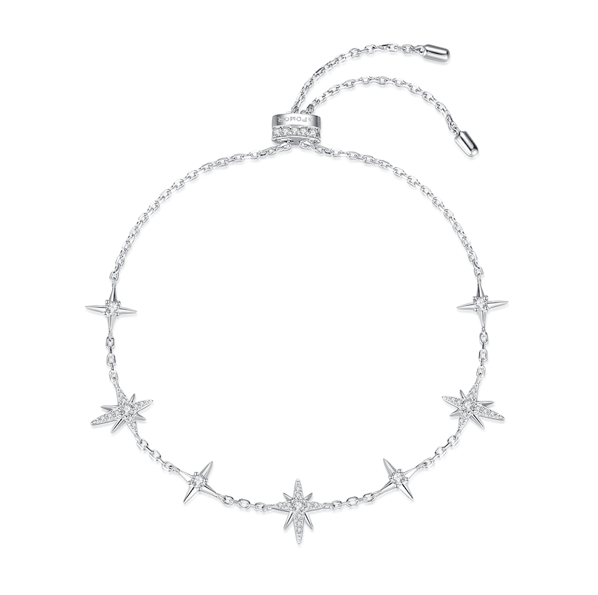 Star Shape silver bracelet