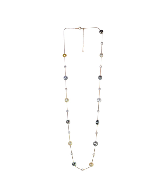 Southsea Multi-Color Pearl Necklace