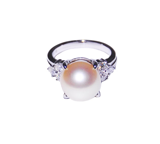 Southsea Golden Pearl Ring