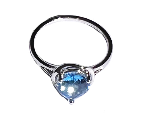 Blue topez  ring