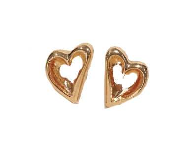 Heart shape stud earings