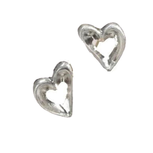 Heart shape stud earings