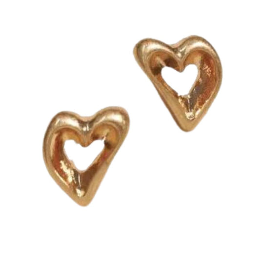 Heart shape stud earings