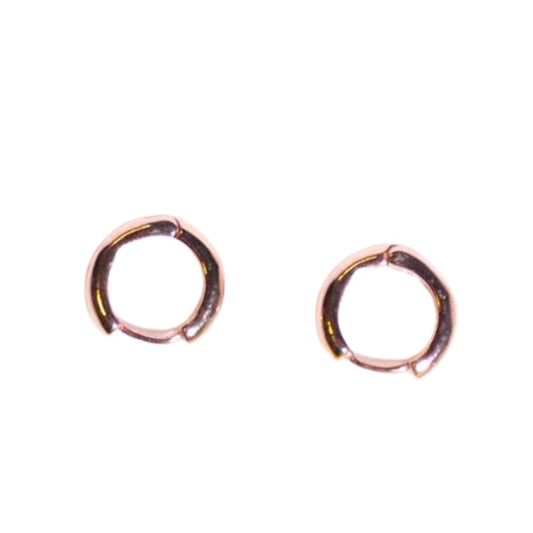 Gold hoop earrings