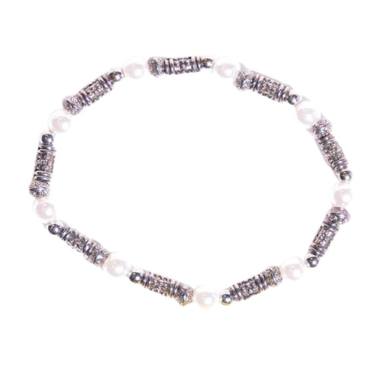 Synthetic pearl bracelet